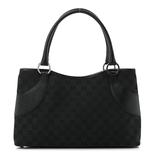 Gucci GG Tote Canvas Bag - Black