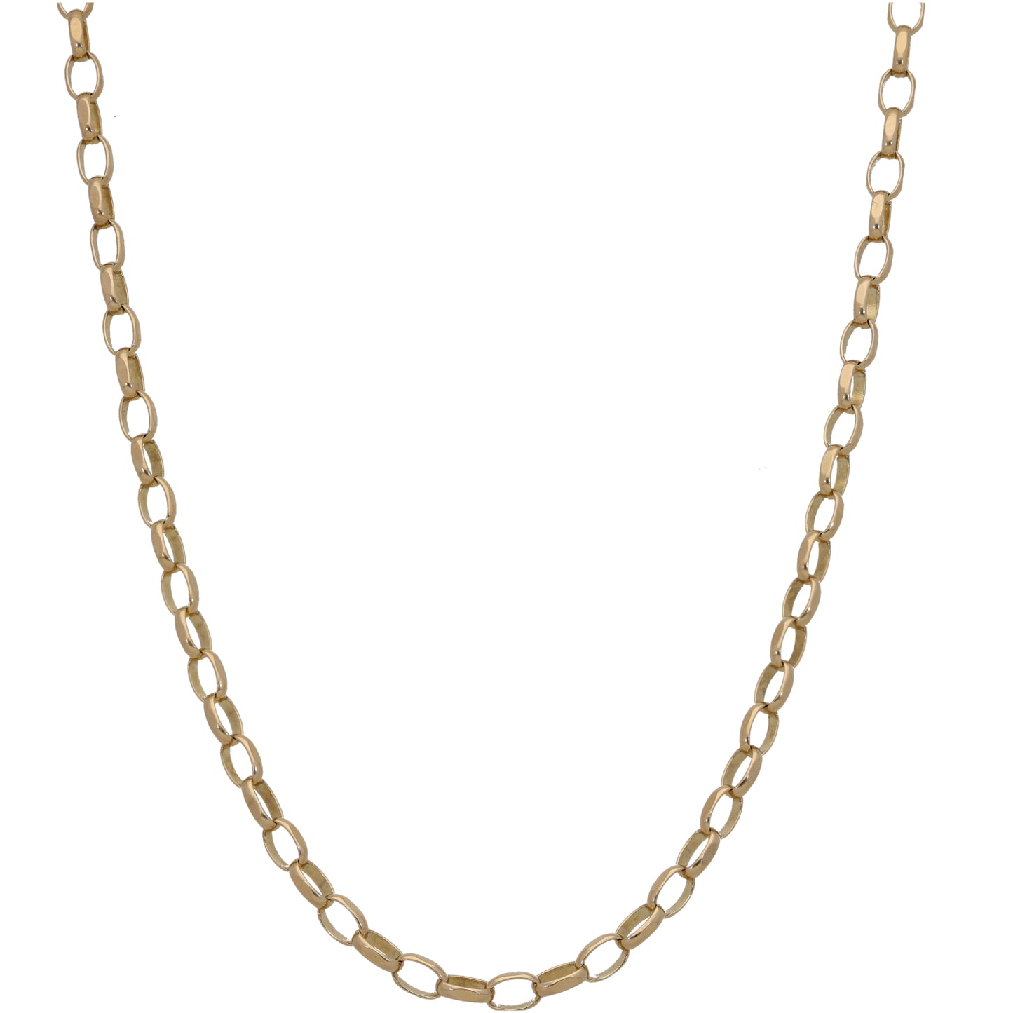 9ct Gold Belcher Chain 19"