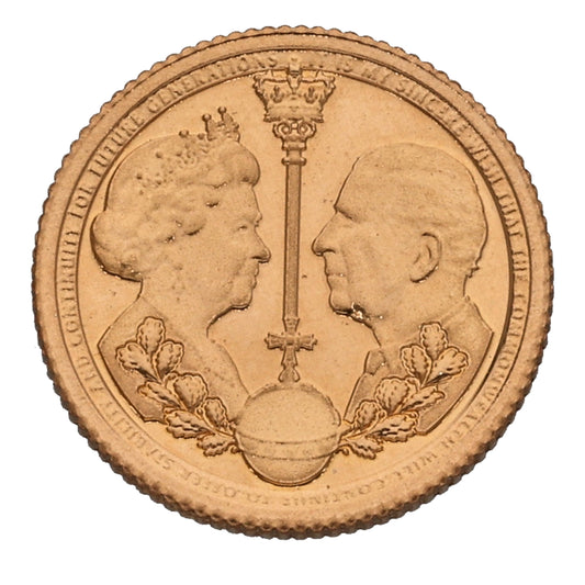 22ct Gold King Charles III Quarter Sovereign Coin 2022