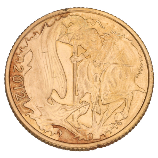 22ct Gold Queen Elizabeth II Full Sovereign Coin 2012