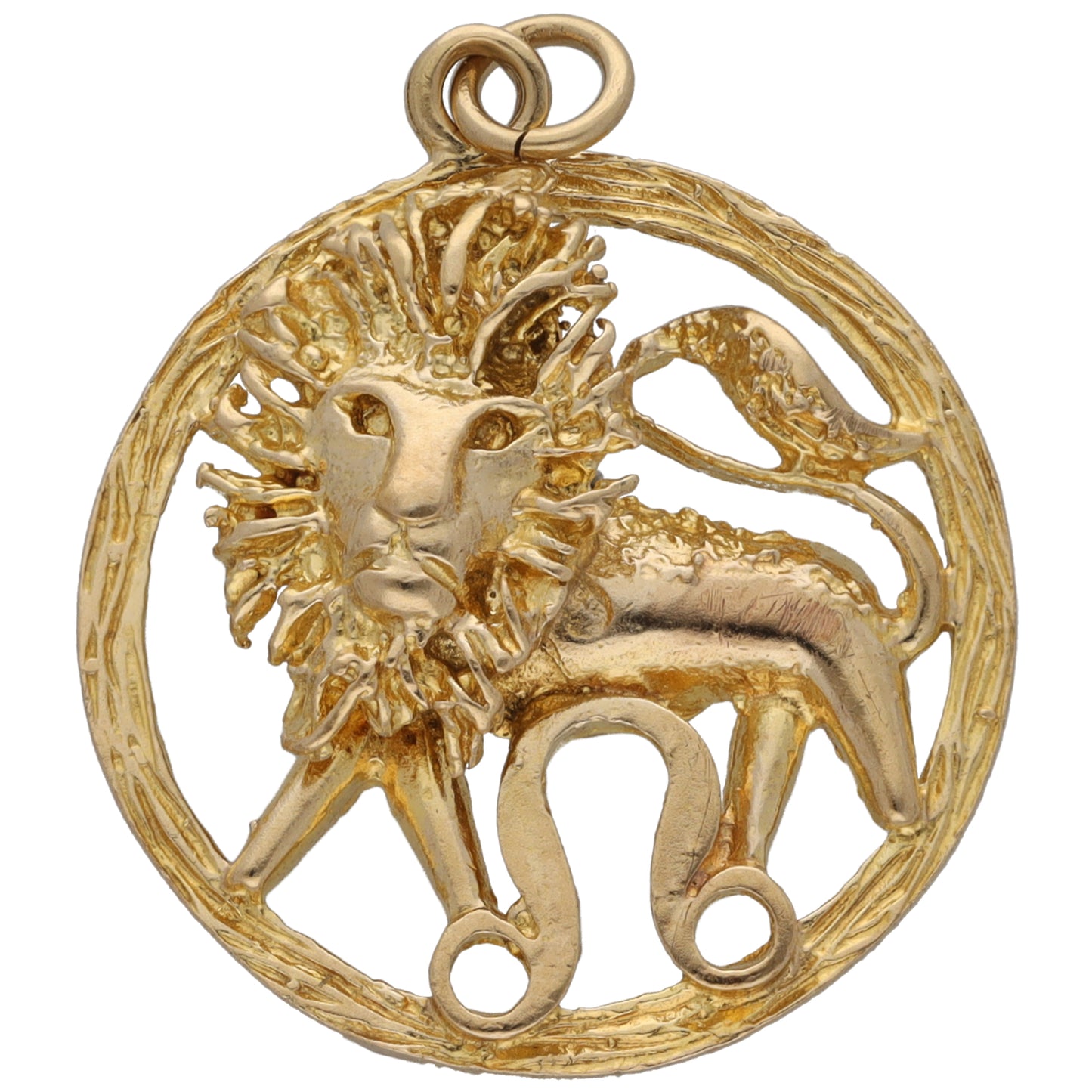 9ct Gold Lion Pendant