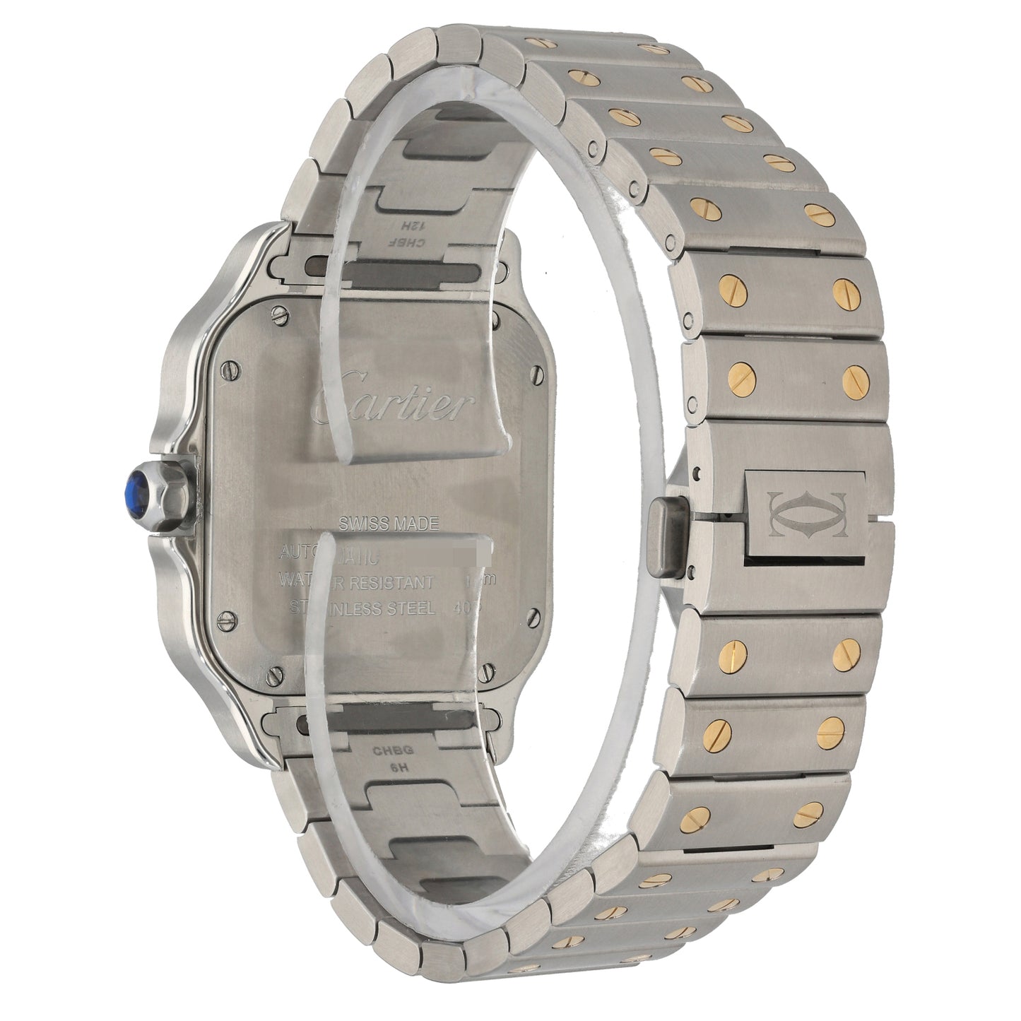 Cartier Santos De Cartier W3SA0007 34mm Bi-Colour Watch