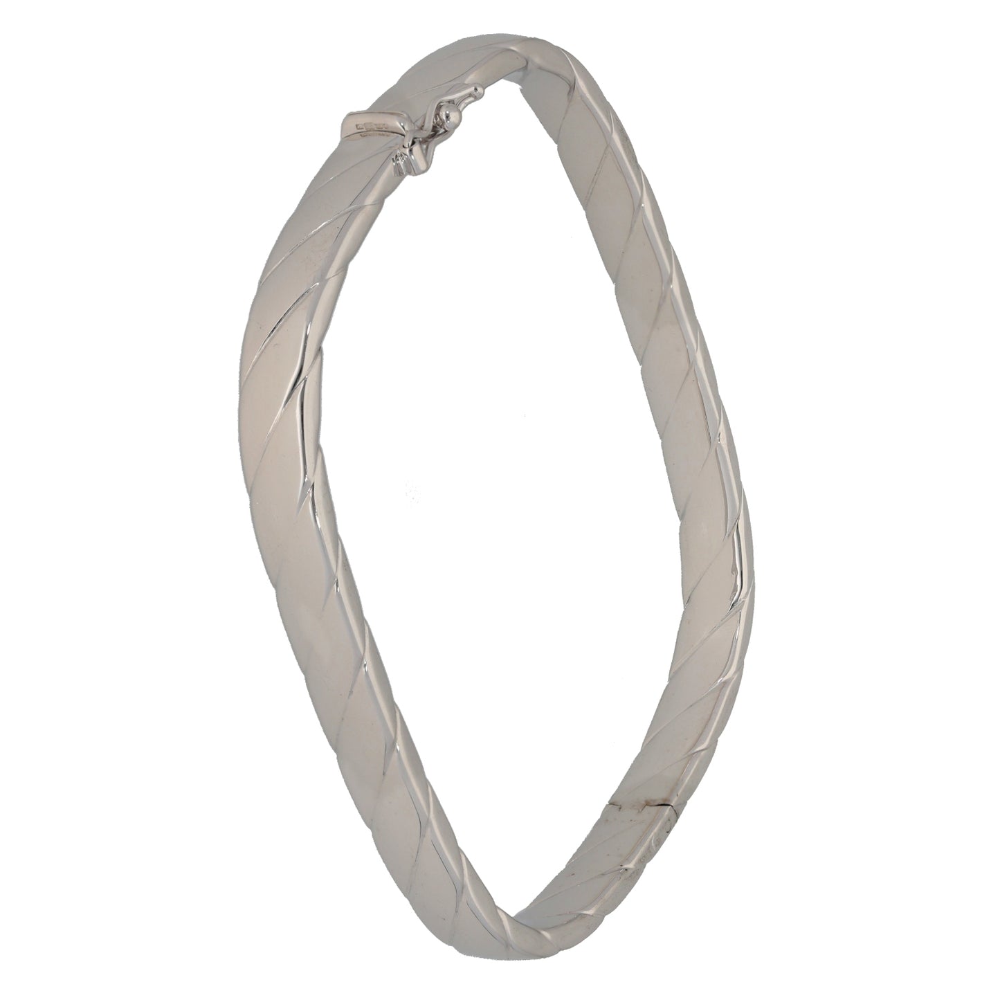 9ct Gold Hinged/Clasp Bangle