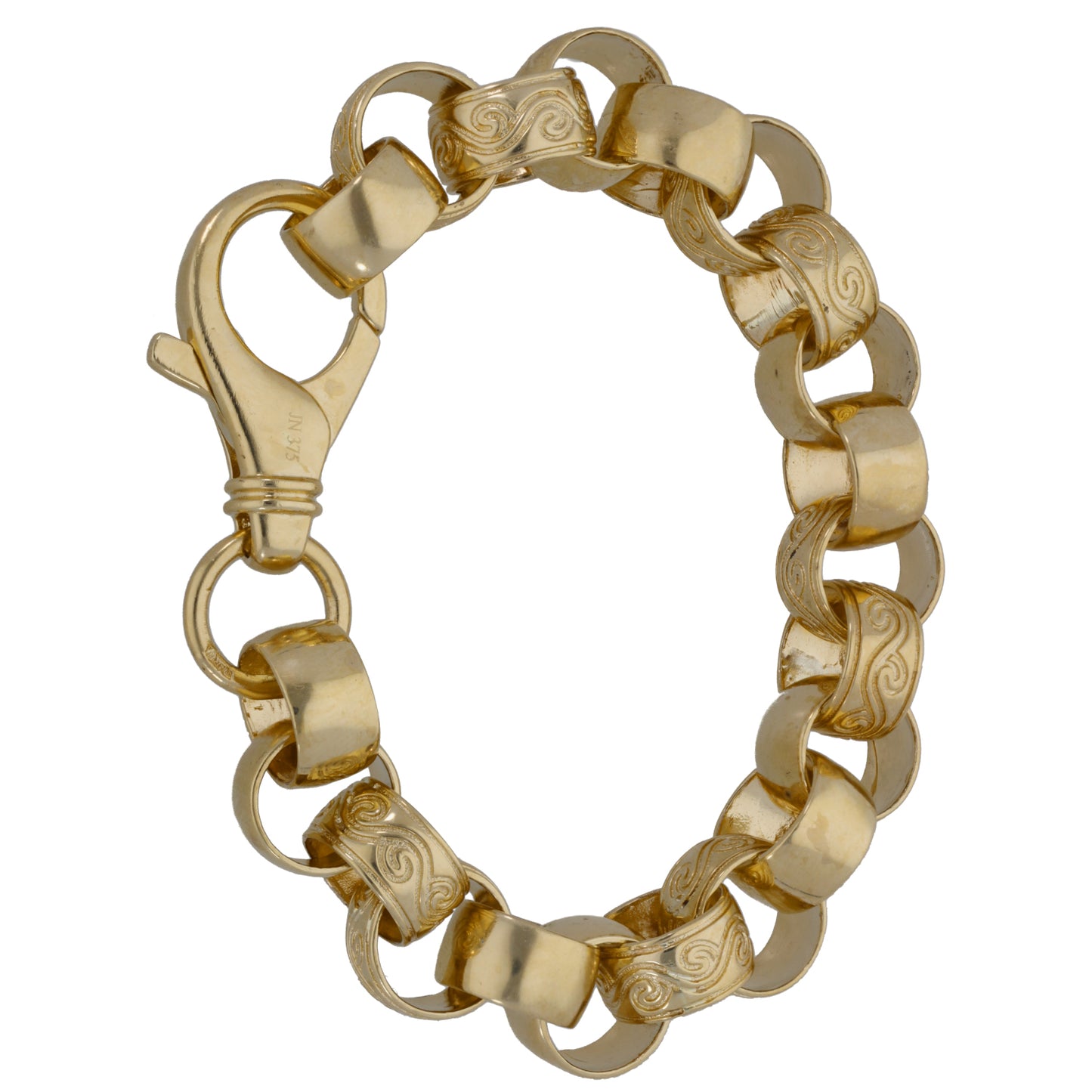 9ct Gold Belcher Bracelet