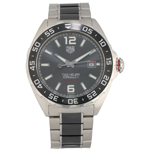 Tag Heuer Formula 1 WAZ2011 43mm Stainless Steel Watch