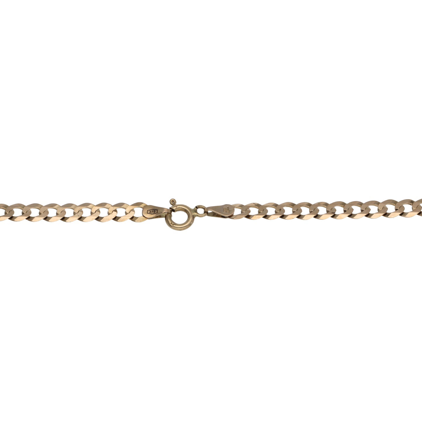 9ct Gold Curb Chain 20"