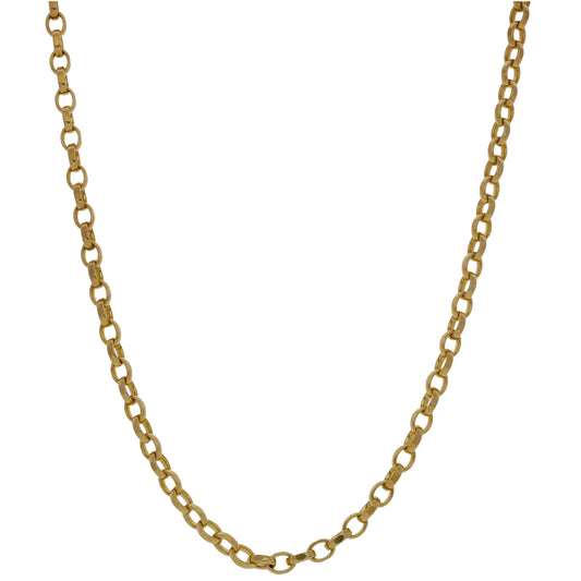 9ct Gold Belcher Chain 20"