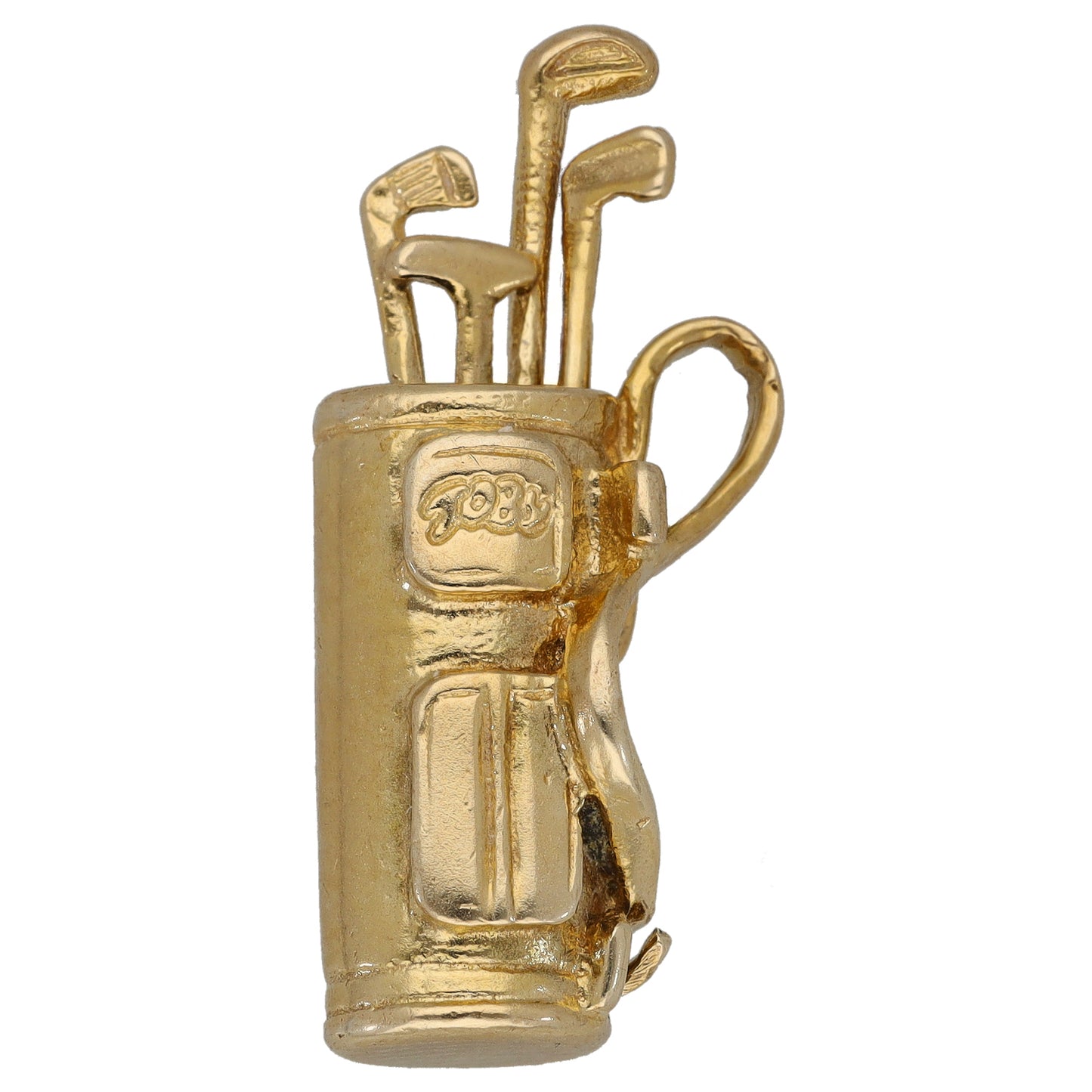 9ct Gold Golf Clubs Pendant