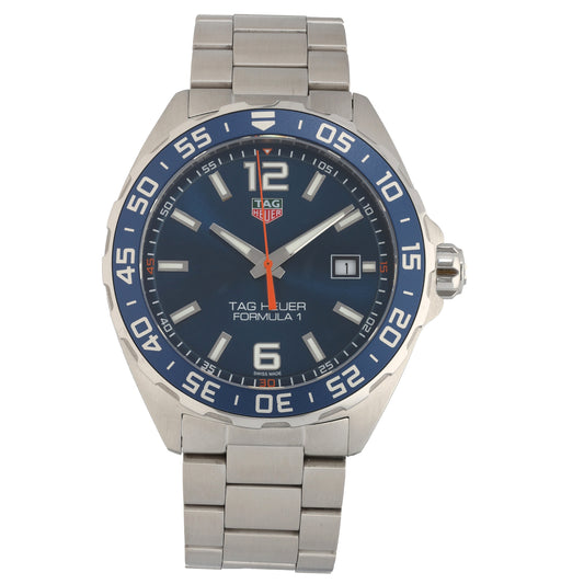 Tag Heuer Formula 1 WAZ1010 43mm Stainless Steel Watch