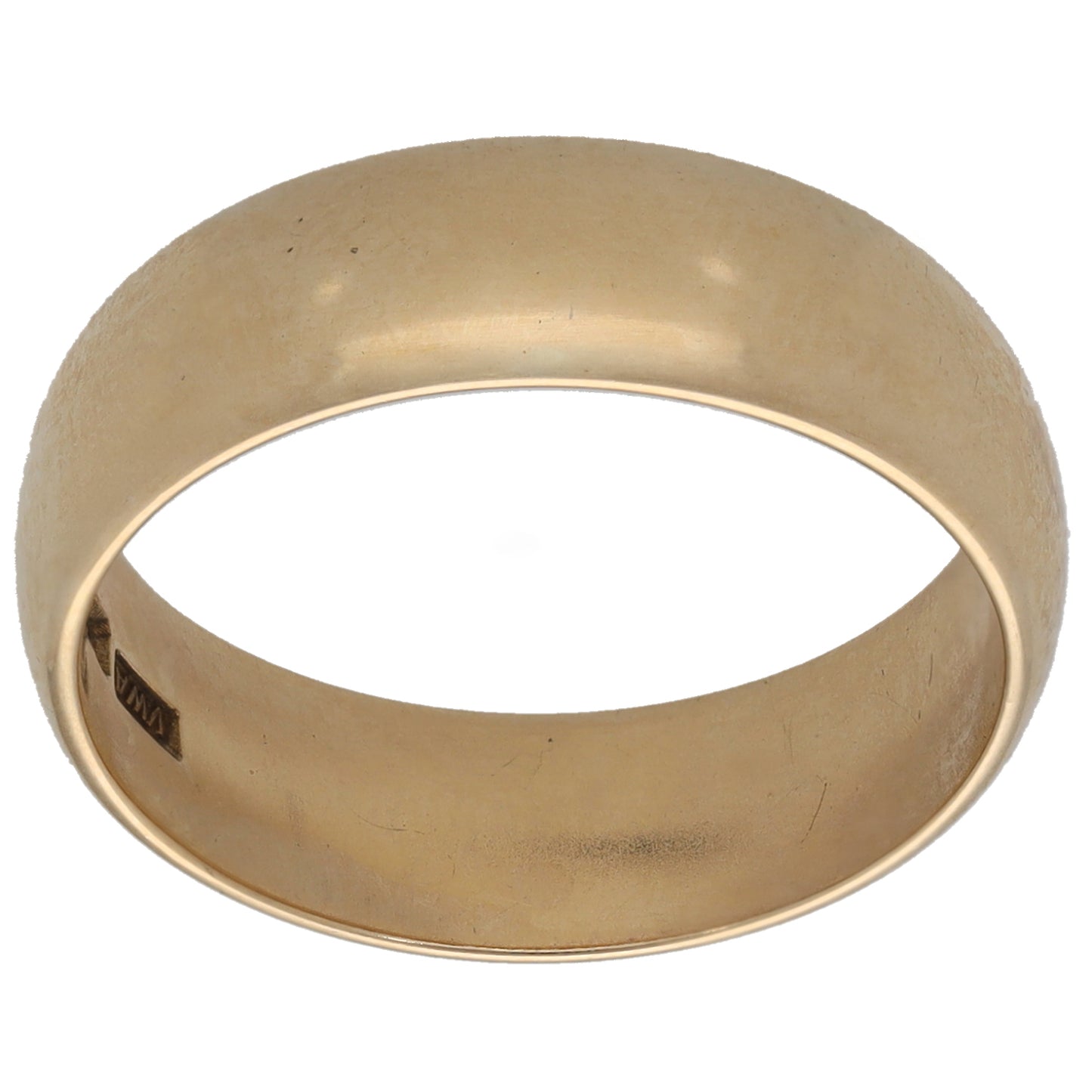 9ct Gold Plain Wedding Ring Size O
