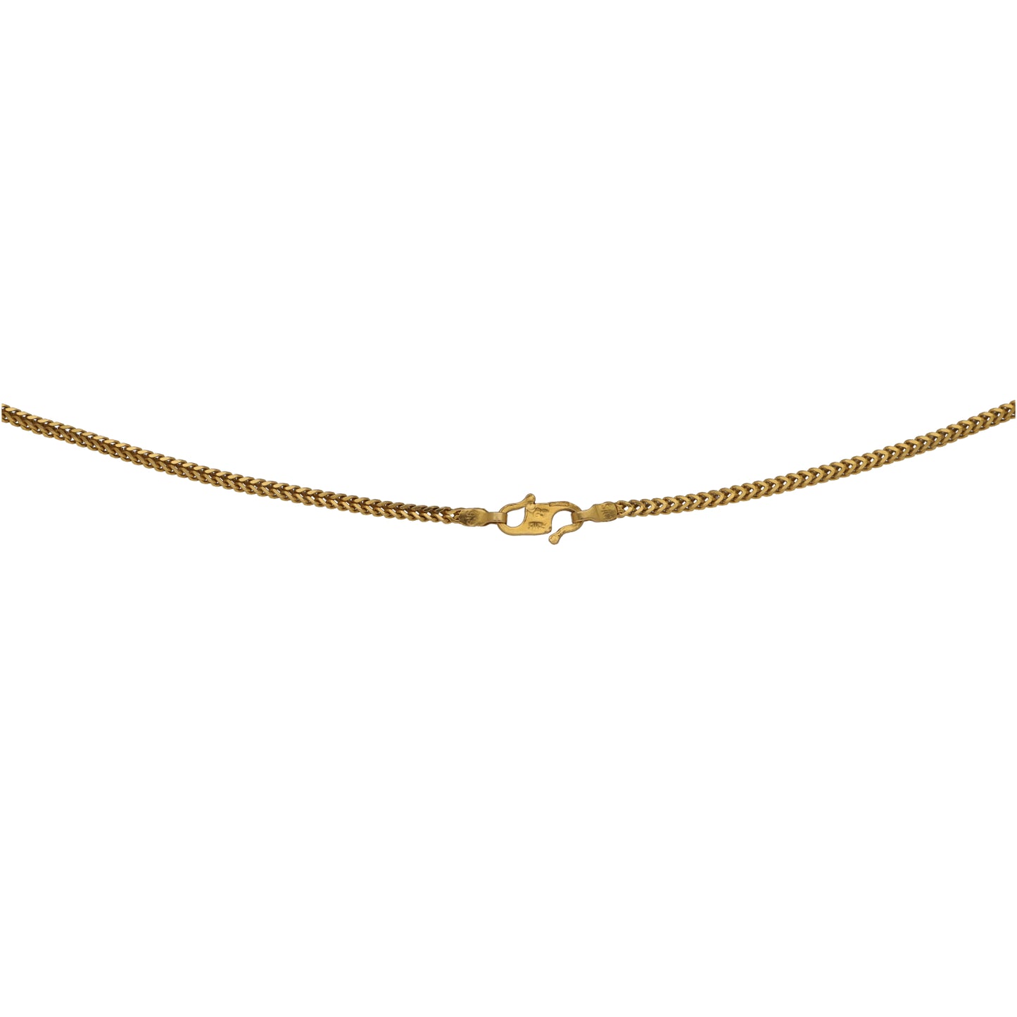 22ct Gold Box Chain 18"