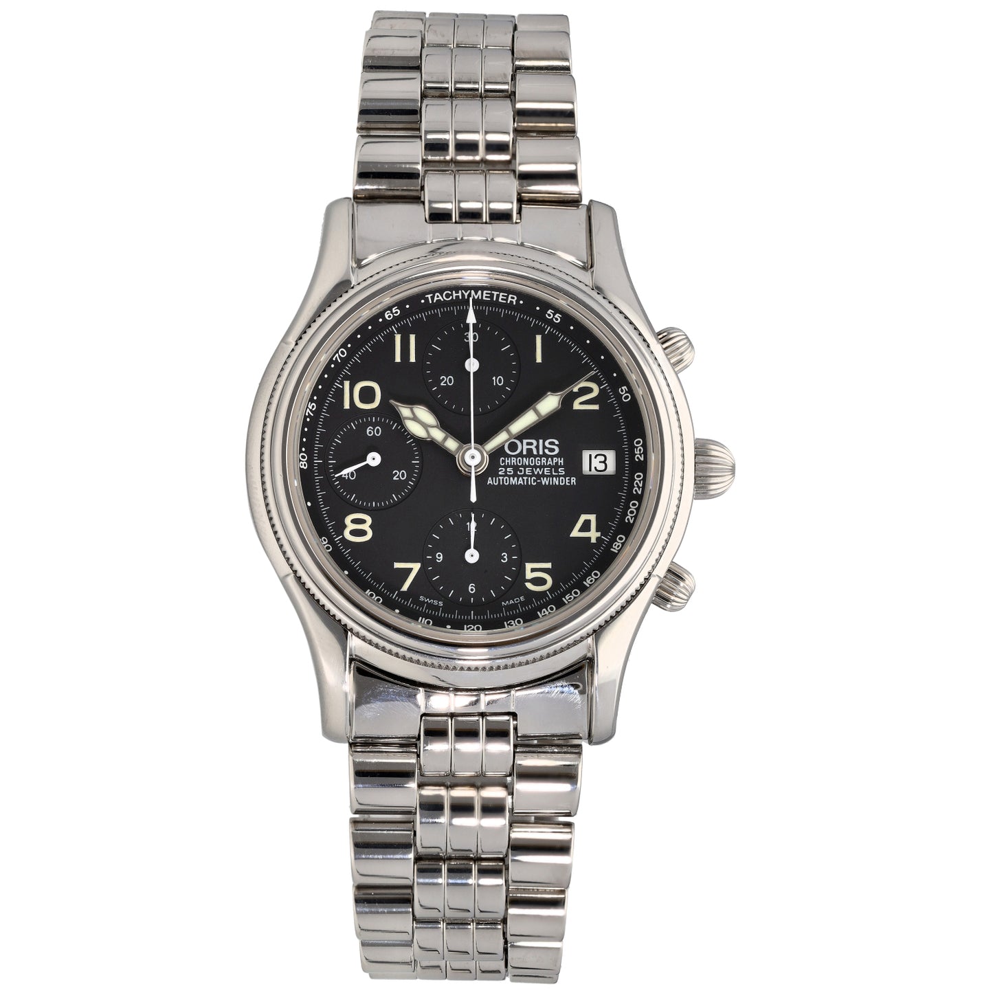 Oris Chronograph 7415B 35mm Stainless Steel Watch