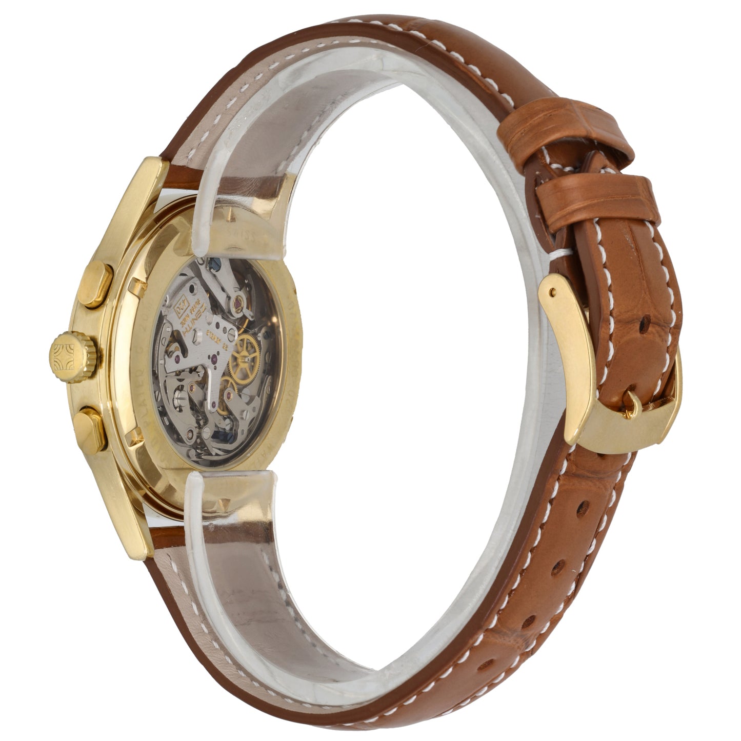 Zenith El Primero 20-0010.420 38mm Gold Plated Watch