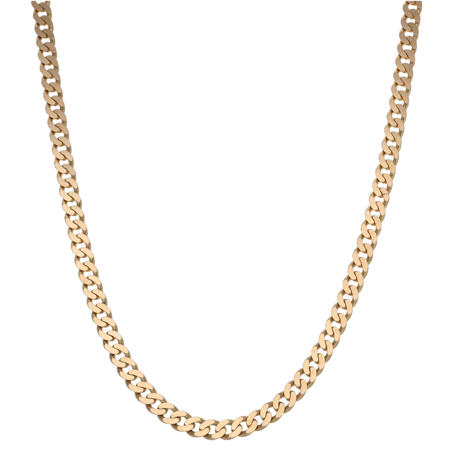 9ct Gold Curb Chain 20"