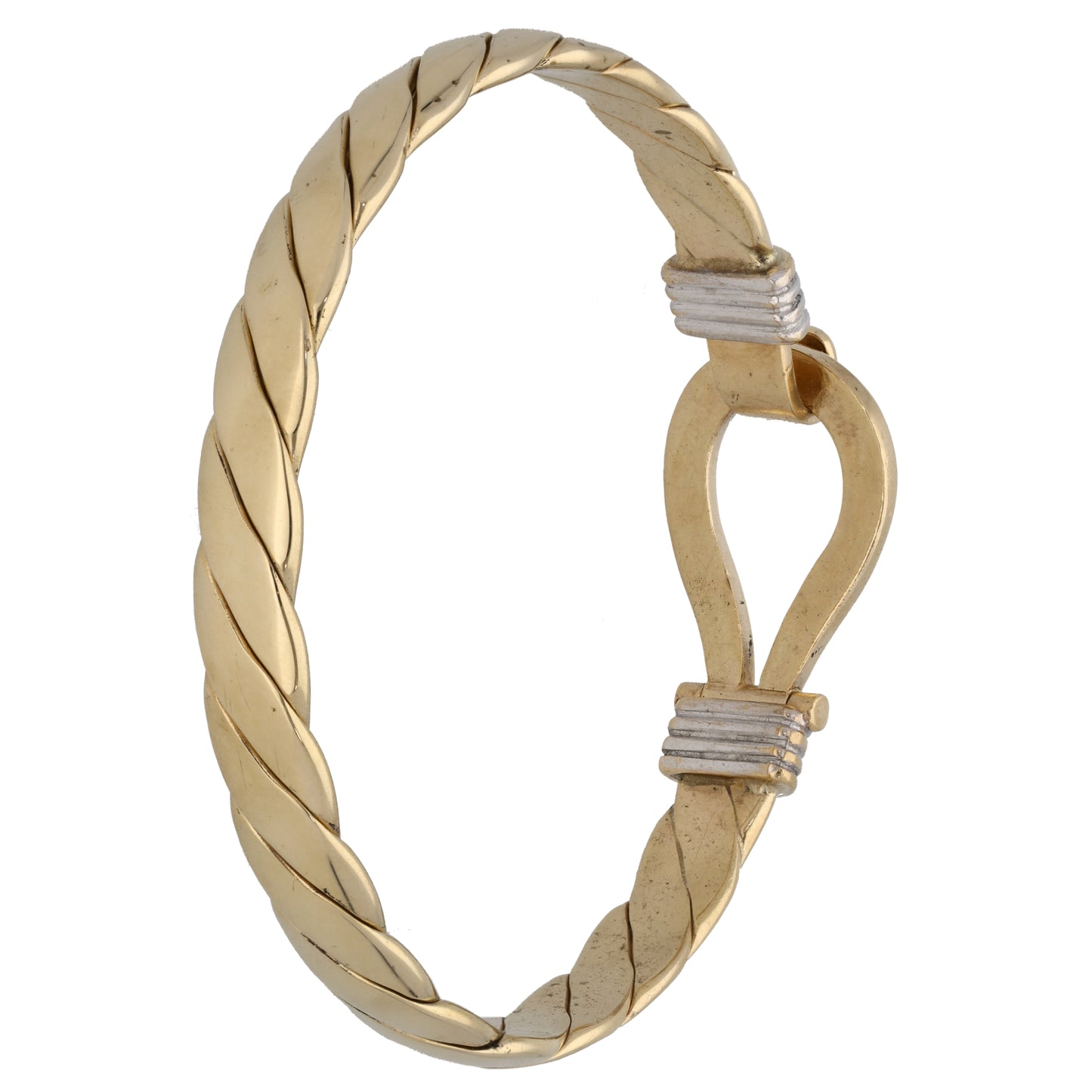 9ct Gold Hinged/Clasp Bangle