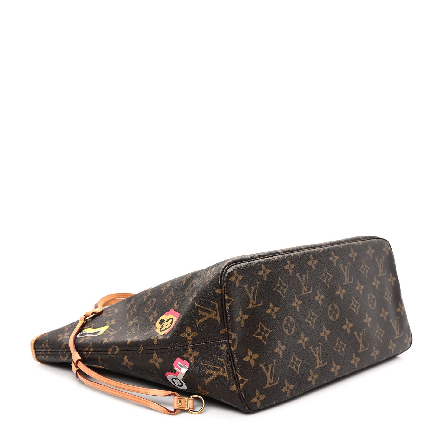 Louis Vuitton Monogram Love Locks Neo Neverfull MM Coated Canvas Bag - Brown