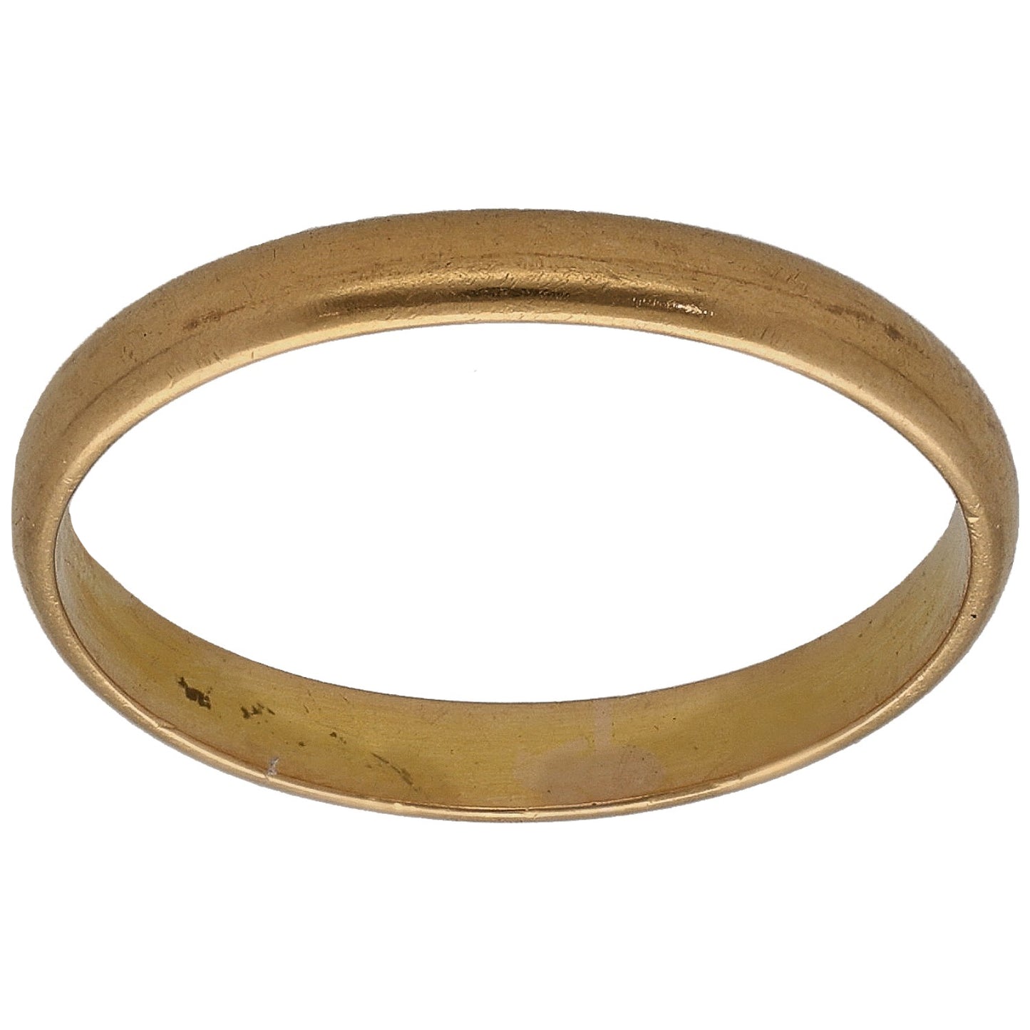 22ct Gold Plain Wedding Ring Size N