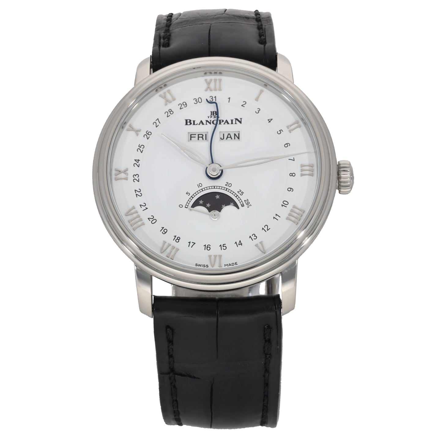Blancpain Villeret 38mm Stainless Steel Watch