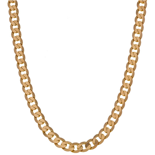 9ct Gold Curb Chain 20"