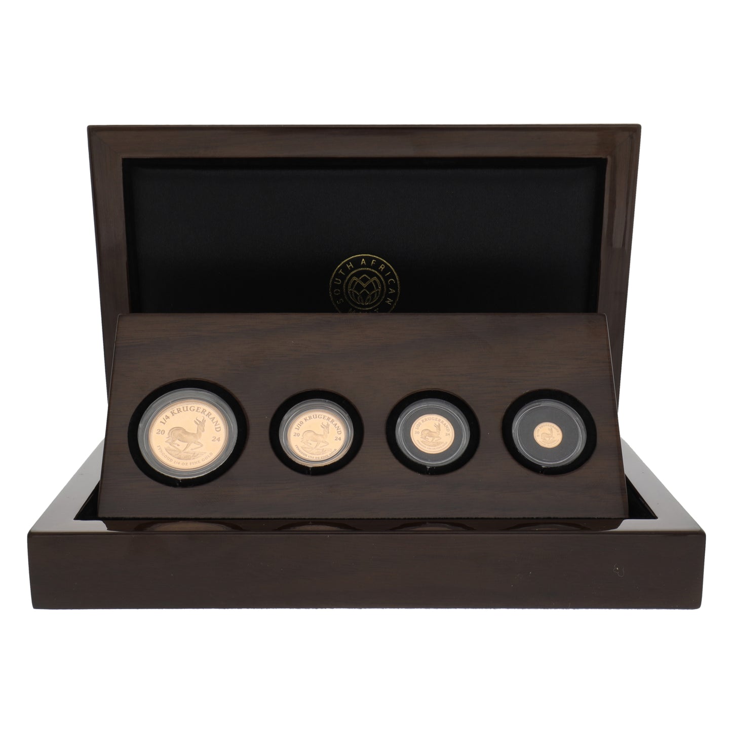 22ct Gold Four Krugerrand Coin Set 2024