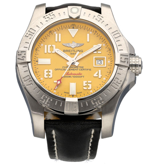 Breitling Avenger II Seawolf A17331 45mm Stainless Steel Watch