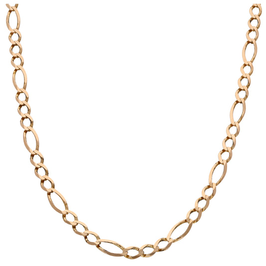 9ct Gold Figaro Chain 22"
