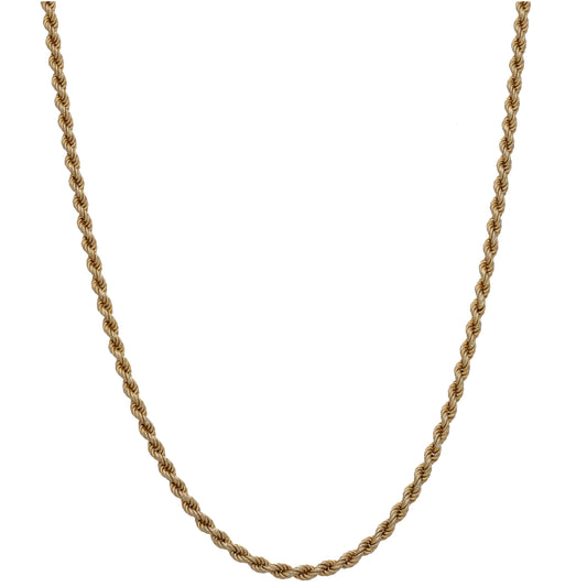 9ct Gold Rope Chain 24"