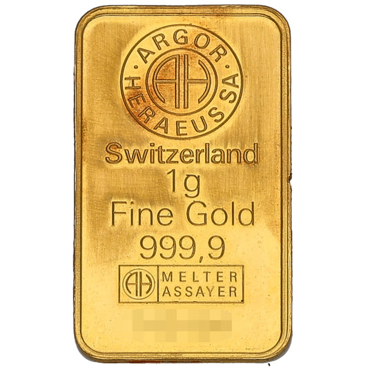 24ct 1g Gold Bar