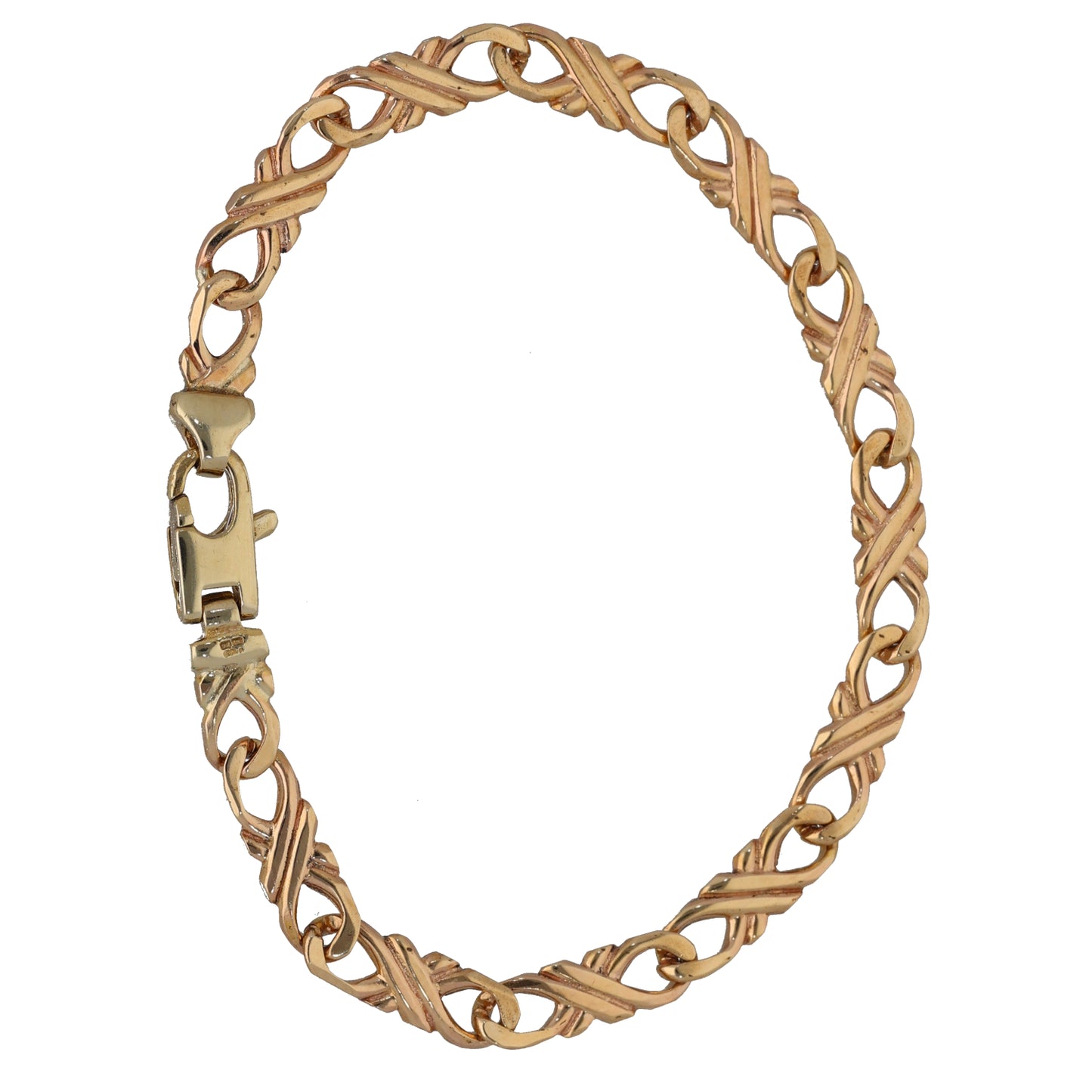 9ct Gold Byzantine Bracelet