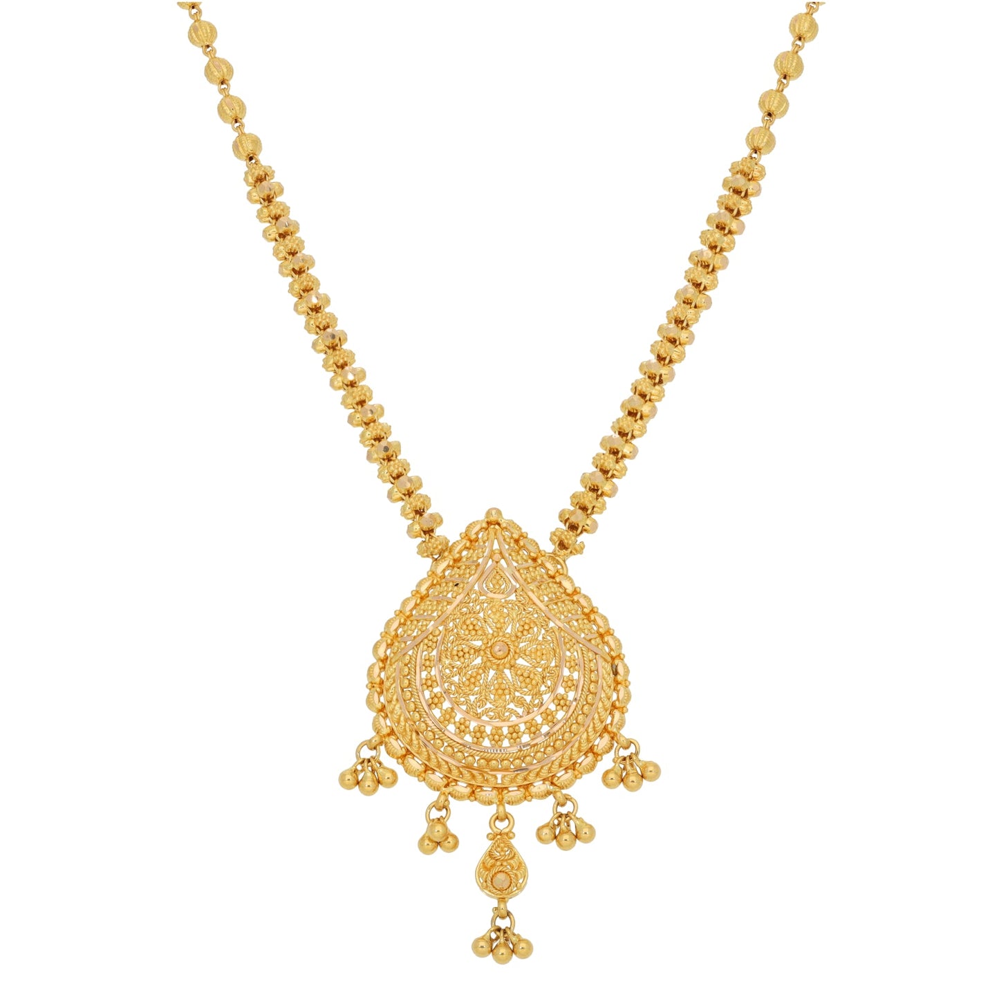 22ct Gold Earring & Necklace Set