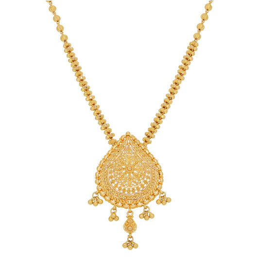 22ct Gold Earring & Necklace Set