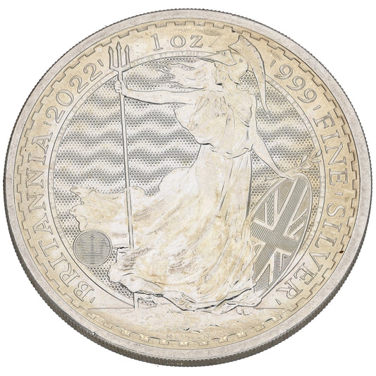 Fine Silver Queen Elizabeth II 1 OZ Britannia Coin 2022