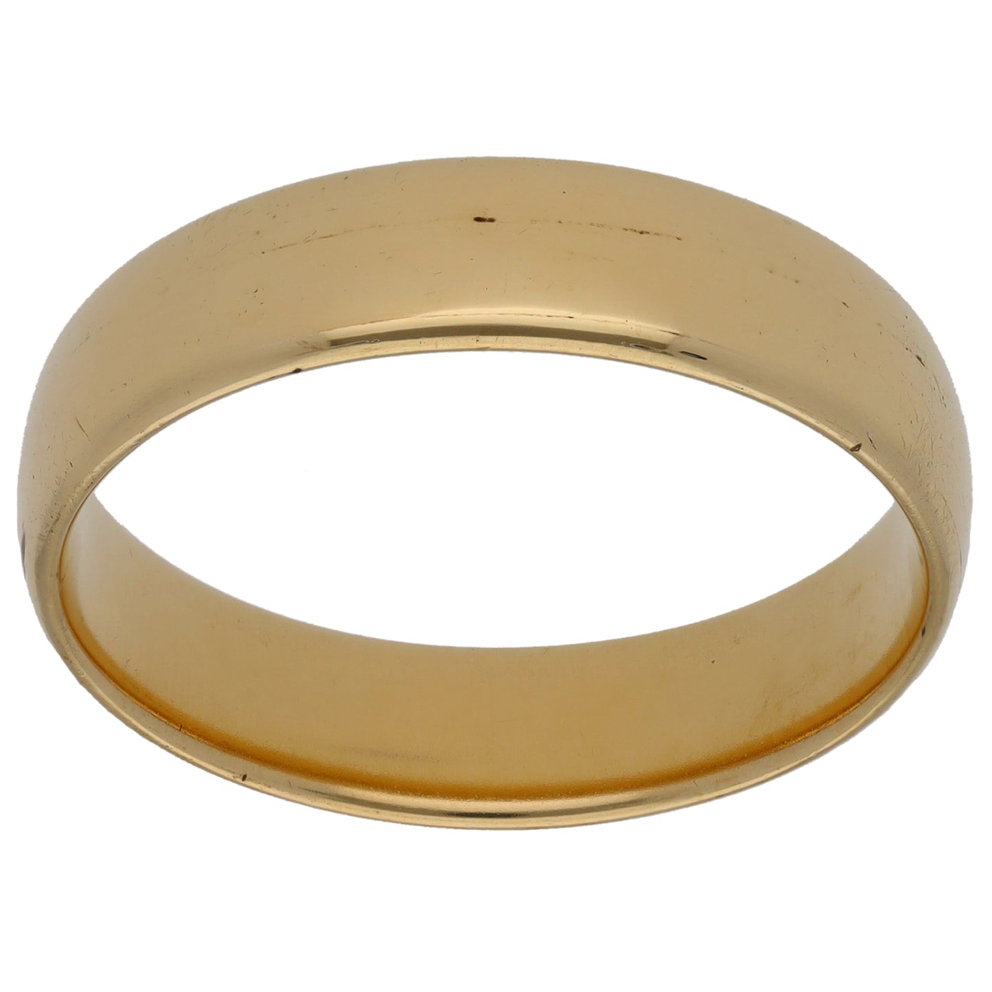 9ct Gold Plain Wedding Ring Size X