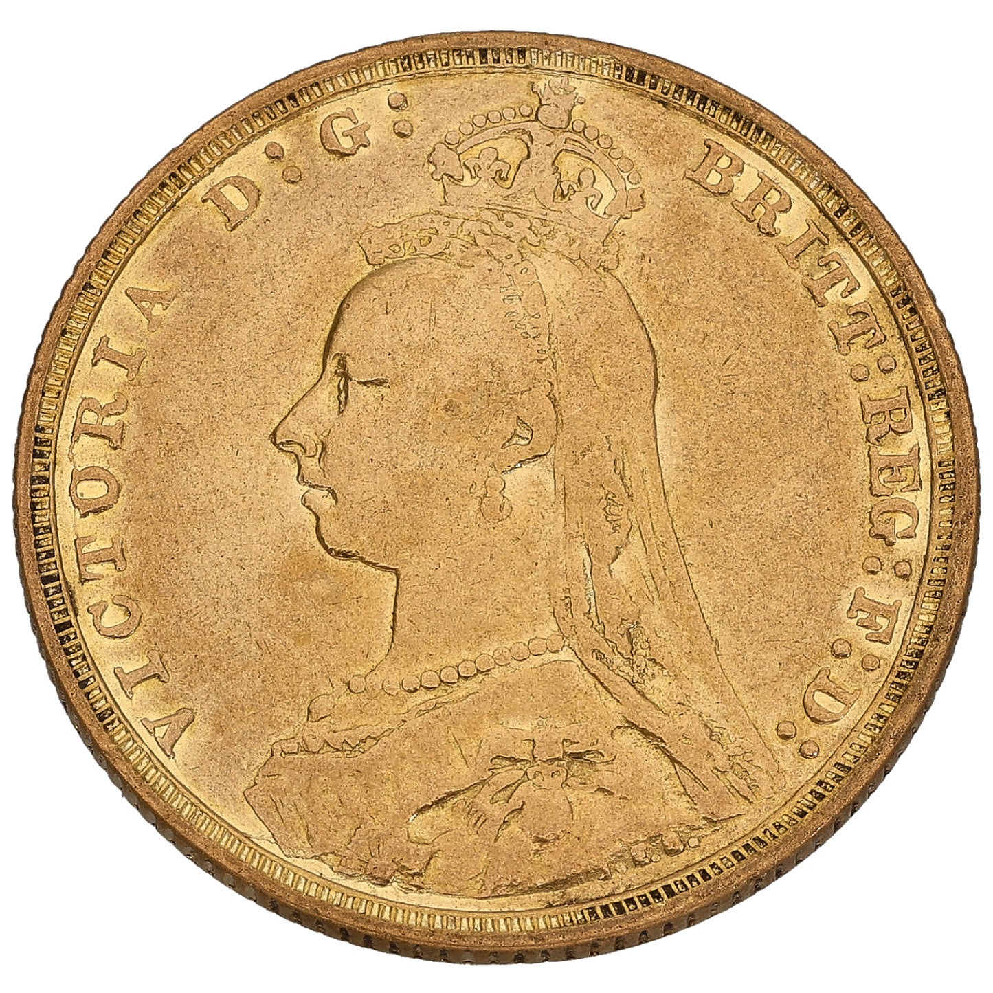 22ct Gold Queen Victoria Full Sovereign Coin 1891