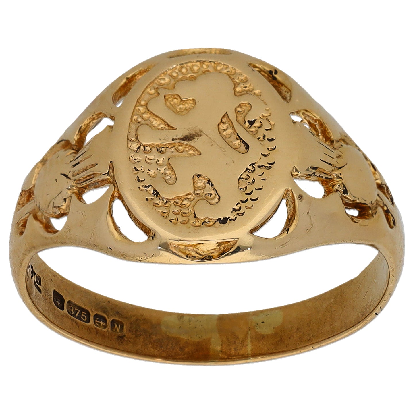 9ct Gold Alternative Ring Size P