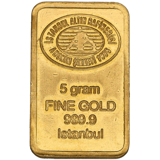 24ct 5g Gold Bar