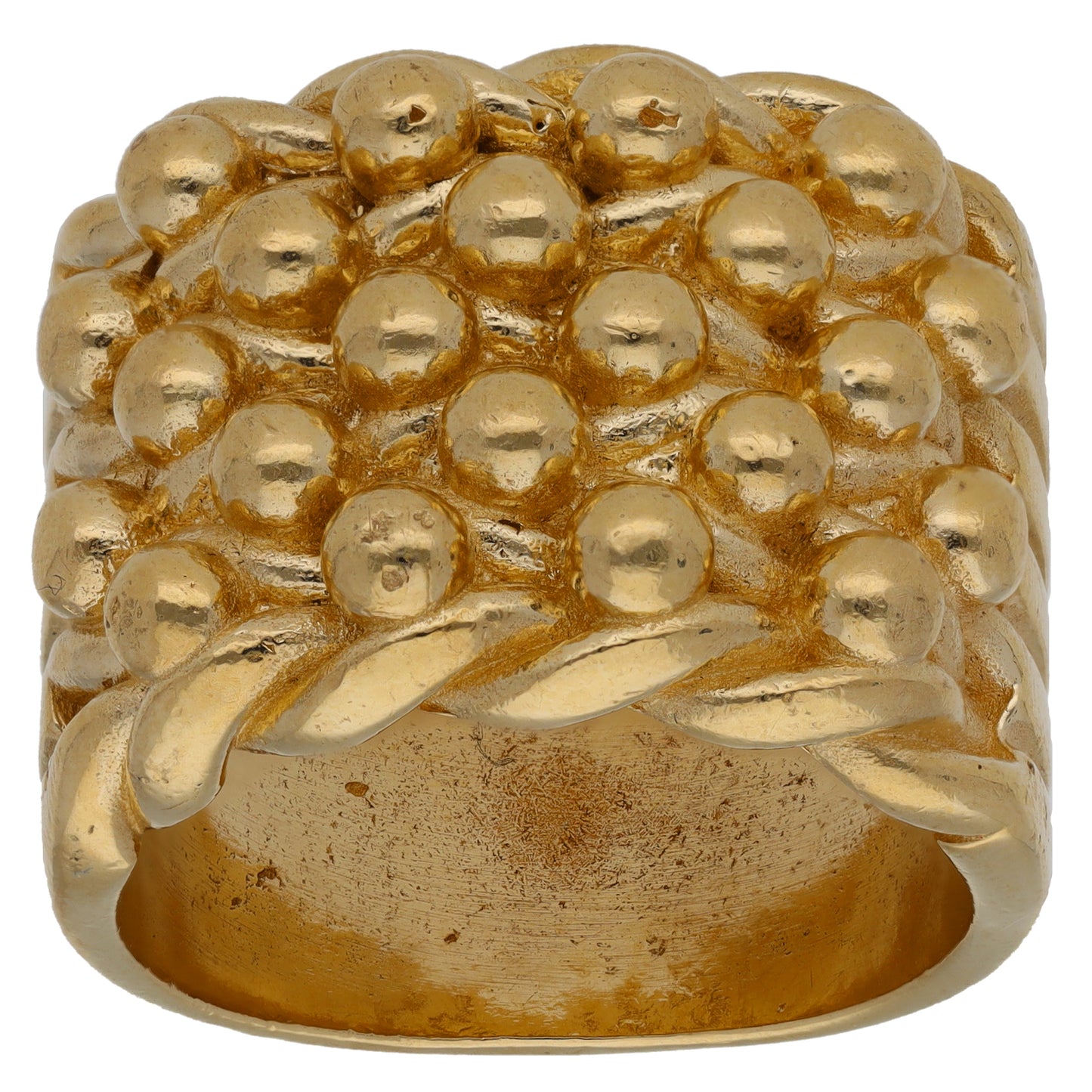 9ct Gold Keeper Ring Size X