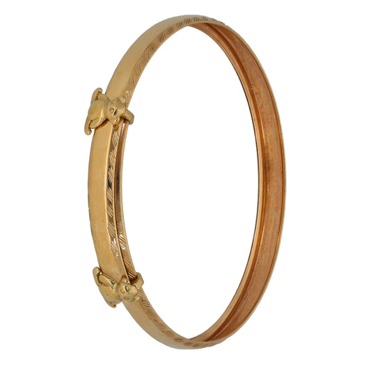 9ct Gold Expanding Bangle