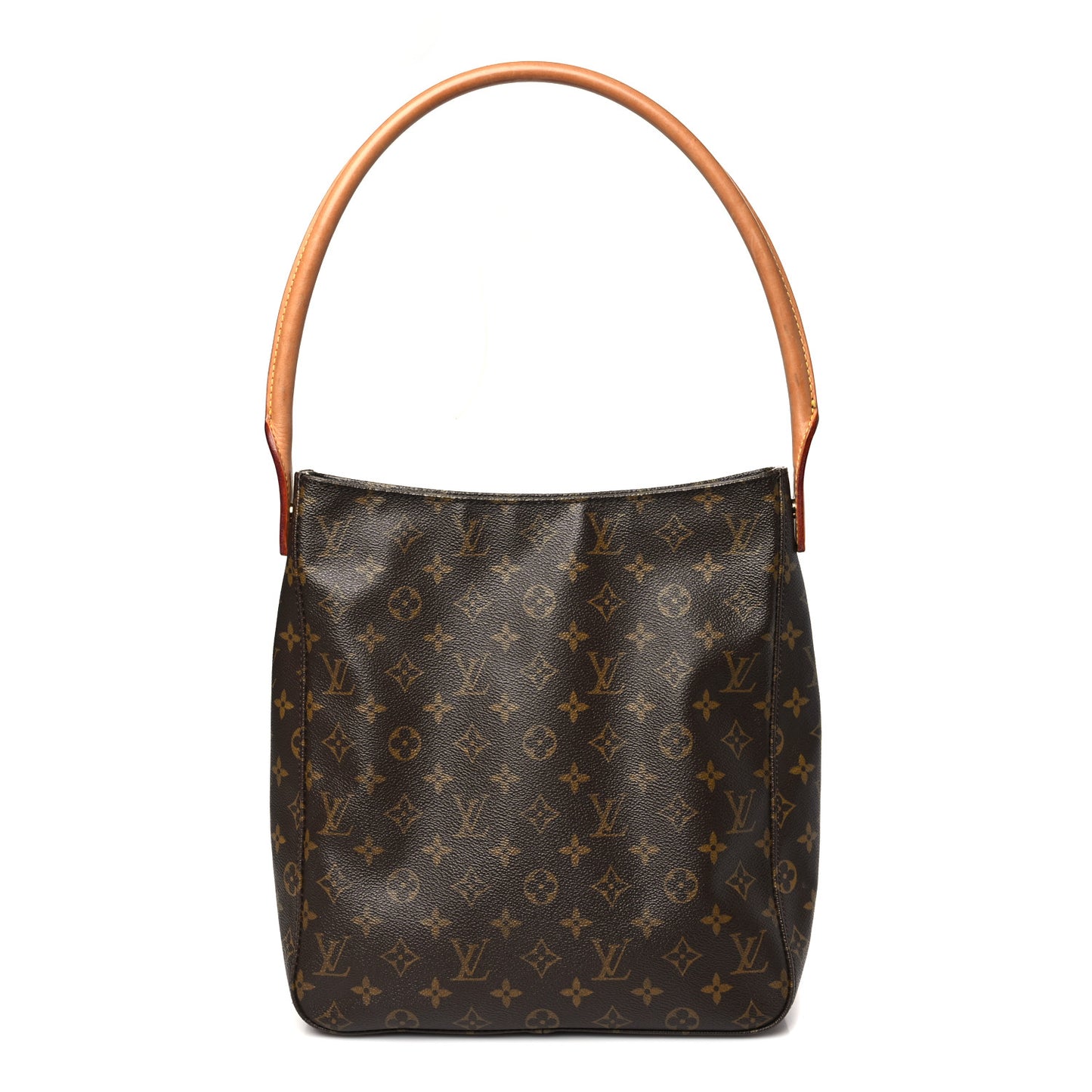 Louis Vuitton Looping GM Monogram Coated Canvas Bag - Brown