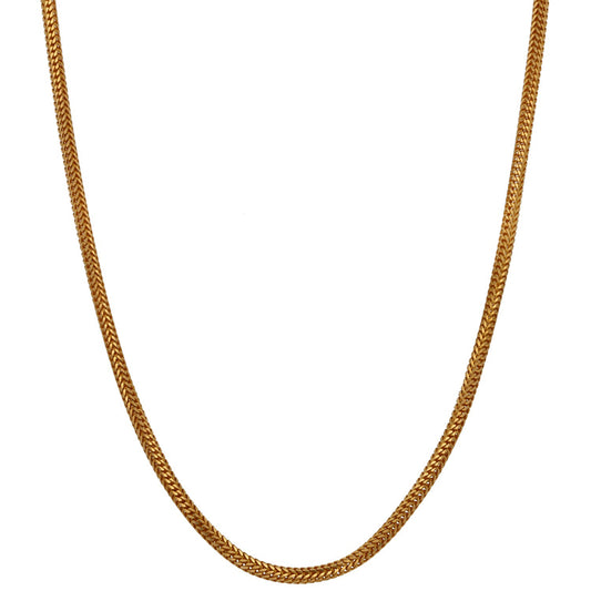 22ct Gold Snake Chain 24"