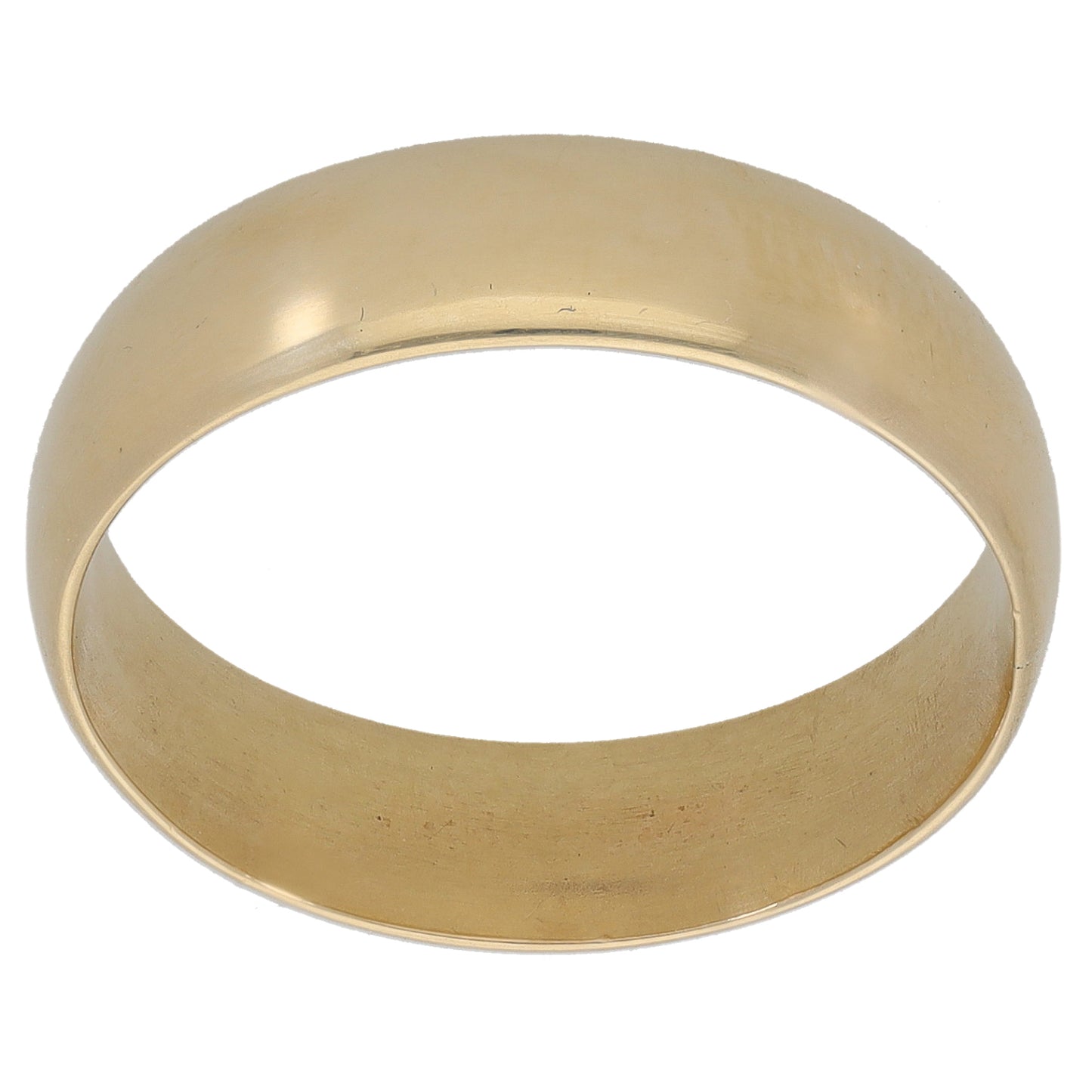 9ct Gold Plain Wedding Ring Size S