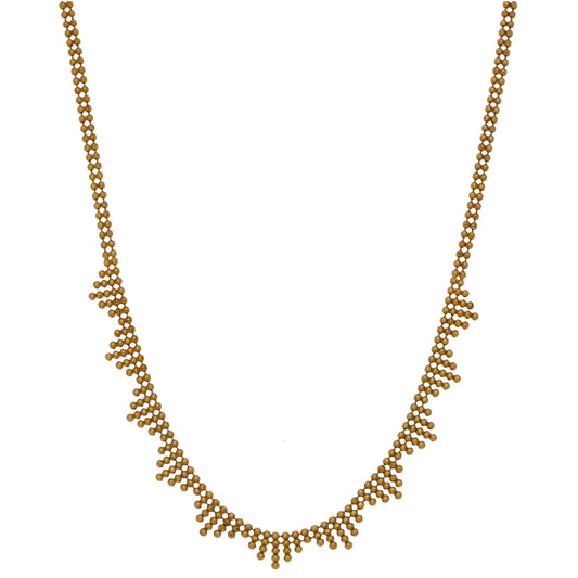 9ct Gold Fancy Necklace 16"