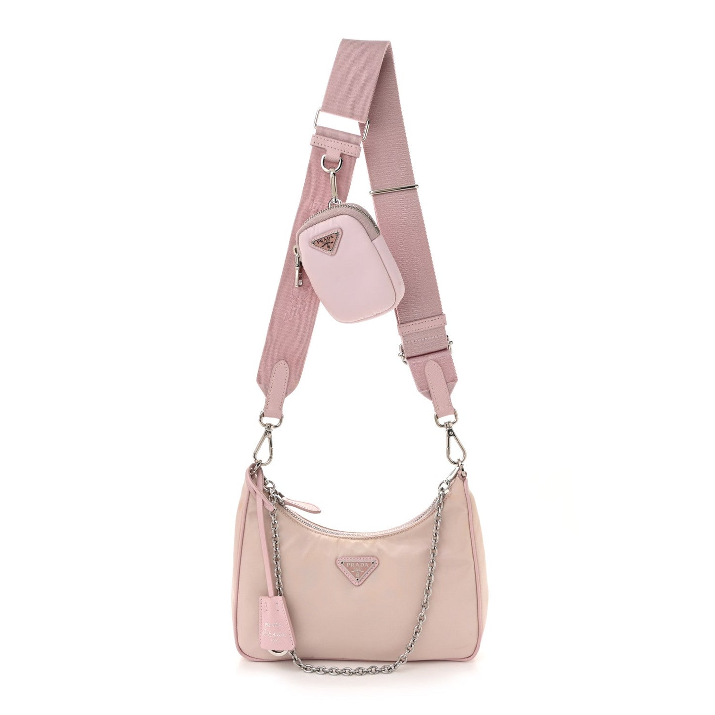 Prada Re-Edition 2005 Shoulder Re-Nylon Bag - Alabastro