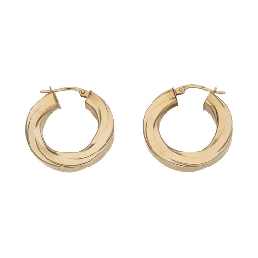 9ct Gold Hoop Earrings