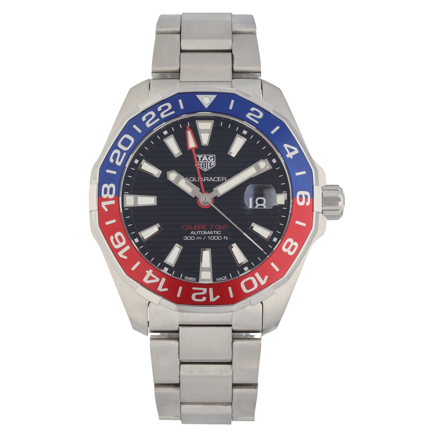 Tag Heuer Aquaracer WAY201F 43mm Stainless Steel Watch