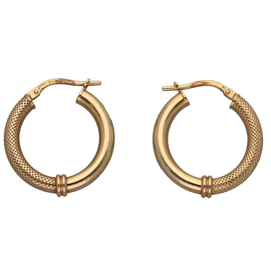 9ct Gold Hoop Earrings