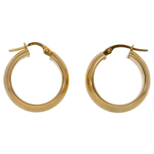 9ct Gold Hoop Earrings