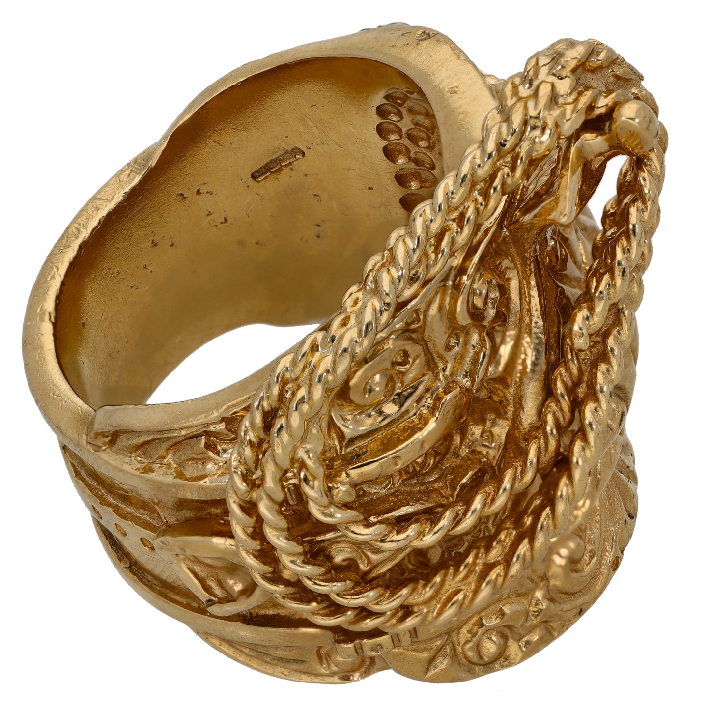 9ct Gold Saddle Ring Size Z+3