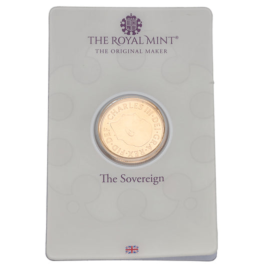 22ct Gold King Charles III Full Sovereign Coin 2024