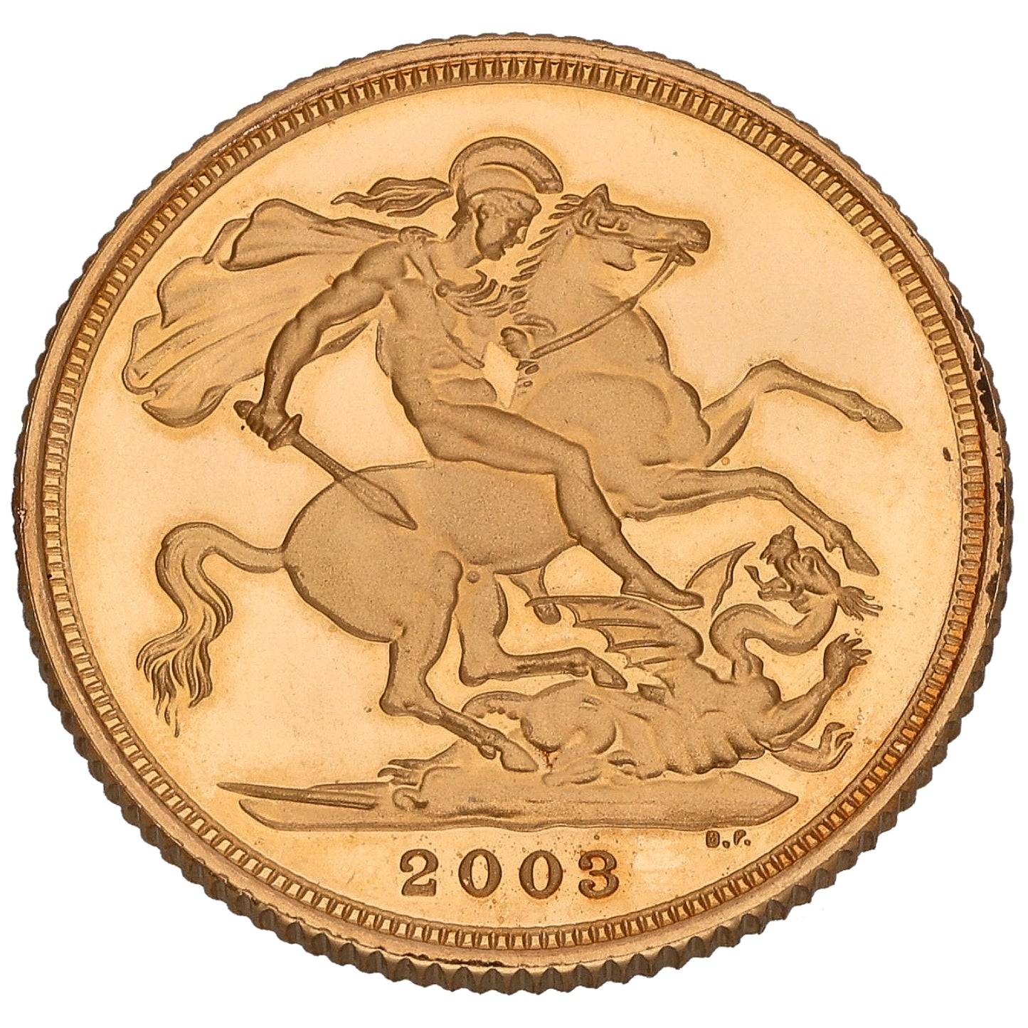 22ct Gold Queen Elizabeth II Full Sovereign Coin 2003